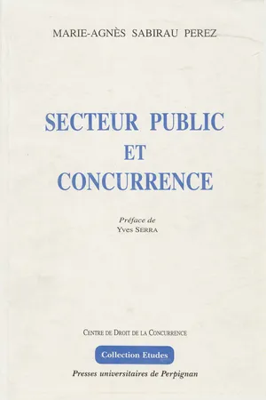 Secteur public et concurrence