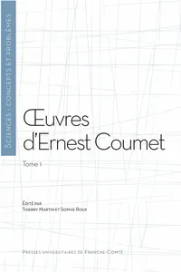 Œuvres d'Ernest Coumet_cover