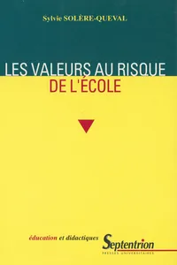 Les valeurs au risque de l'école_cover