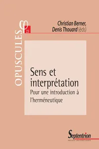 Sens et interprétation_cover