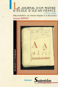 Journal d’un maître d’école d’Île-de-France_cover