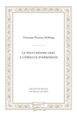 Le polythéisme grec à l'épreuve d'Hérodote