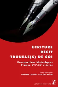 Écriture, récit, troubl de soi_cover