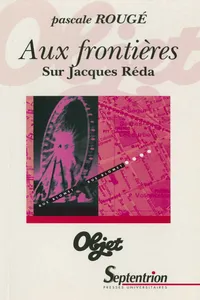 Aux frontières. Sur Jacques Réda_cover