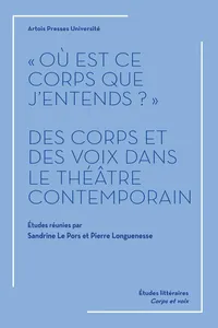 « Où est ce corps que j'entends ? »_cover