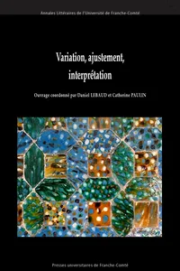 Variation, ajustement, interprétation_cover