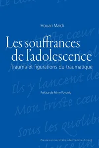 Les souffrances de l'adolescence_cover