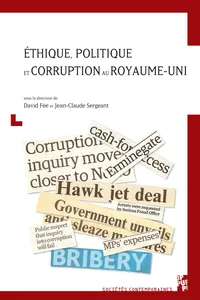 Éthique, politique et corruption au Royaume-Uni_cover