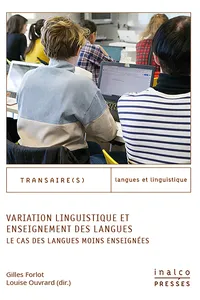 Variation linguistique et enseignement des langues_cover