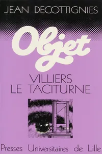 Villiers le taciturne_cover