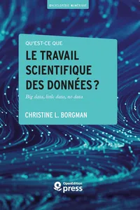 Qu'est-ce que le travail scientifique des données ?_cover