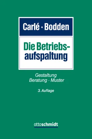 Die Betriebsaufspaltung