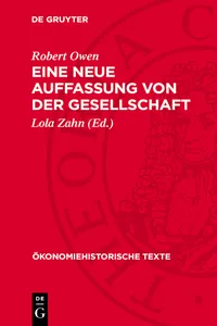 Eine neue Auffassung von der Gesellschaft_cover