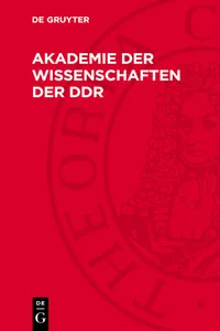 Akademie der Wissenschaften der DDR_cover