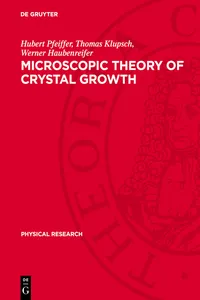 Microscopic Theory of Crystal Growth_cover