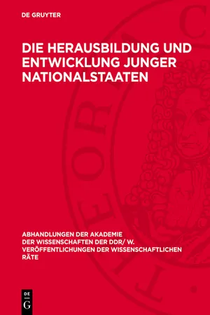 Die Herausbildung und Entwicklung junger Nationalstaaten