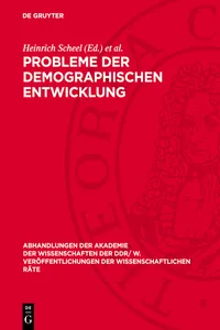 Probleme der demographischen Entwicklung_cover