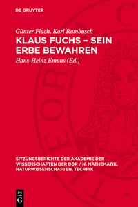 Klaus Fuchs – Sein Erbe bewahren_cover