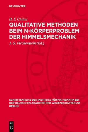 Qualitative Methoden beim n-Körperproblem der Himmelsmechanik