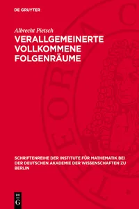 Verallgemeinerte vollkommene Folgenräume_cover