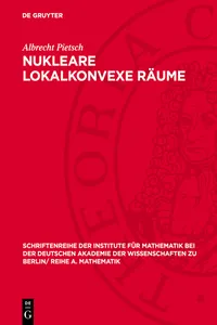 Nukleare lokalkonvexe Räume_cover