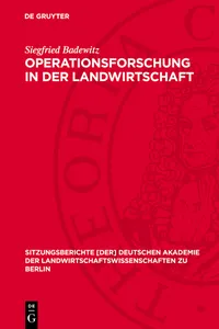 Operationsforschung in der Landwirtschaft_cover