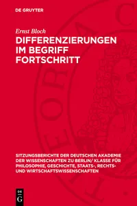 Differenzierungen im Begriff Fortschritt_cover