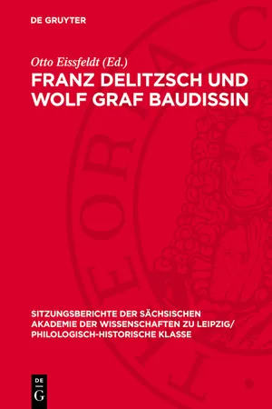 Franz Delitzsch und Wolf Graf Baudissin