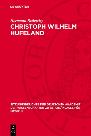 Christoph Wilhelm Hufeland