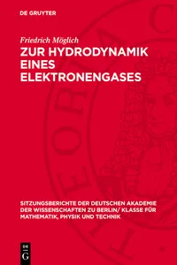 Zur Hydrodynamik eines Elektronengases_cover