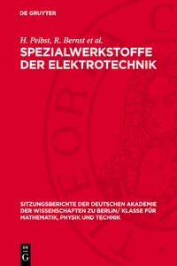 Spezialwerkstoffe der Elektrotechnik_cover