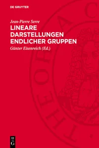 Lineare Darstellungen endlicher Gruppen_cover