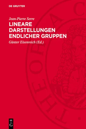 Lineare Darstellungen endlicher Gruppen