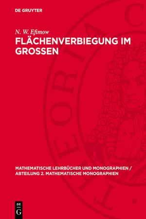 Flächenverbiegung im Grossen