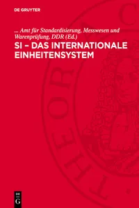 SI – Das internationale Einheitensystem_cover