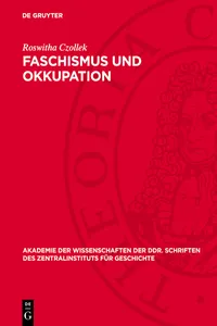 Faschismus und Okkupation_cover