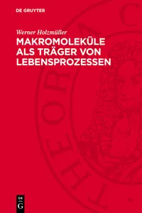 Makromoleküle als Träger von Lebensprozessen_cover