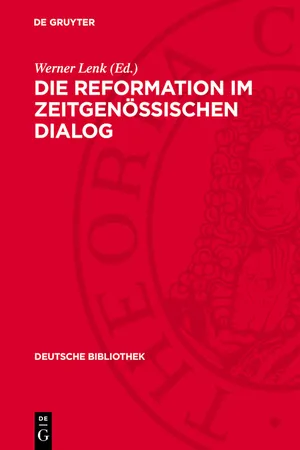 Die Reformation im zeitgenössischen Dialog