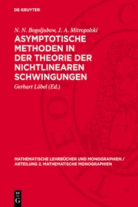 Asymptotische Methoden in der Theorie der nichtlinearen Schwingungen_cover