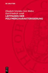 Leitfaden der Polymercharakterisierung_cover