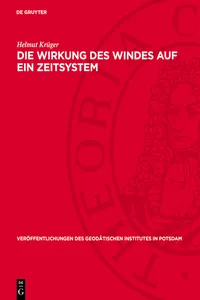 Die Wirkung des Windes auf ein Zeitsystem_cover