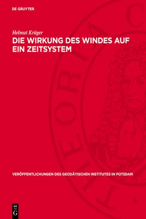 Die Wirkung des Windes auf ein Zeitsystem