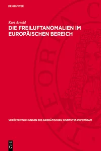 Die Freiluftanomalien im Europäischen Bereich_cover