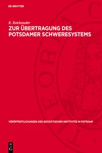 Zur Übertragung des Potsdamer Schweresystems_cover