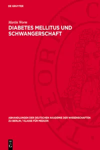 Diabetes Mellitus und Schwangerschaft_cover