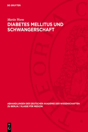 Diabetes Mellitus und Schwangerschaft