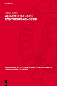 Geburtshilfliche Röntgendiagnostik_cover