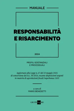 Responsabilità e risarcimento 2024