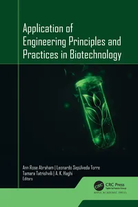 Application of Engineering Principles and Practices In Biotechnology_cover