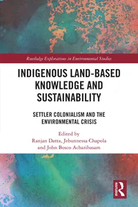 Indigenous Land-Based Knowledge and Sustainability_cover